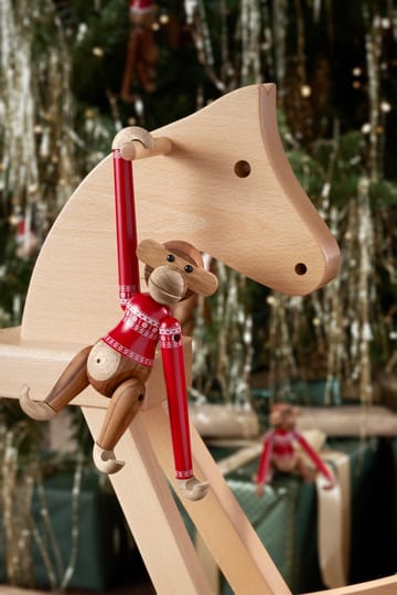 Kay Bojesen monkey small Christmas Jumper 2024 - Teak-Limba - Kay Bojesen Denmark