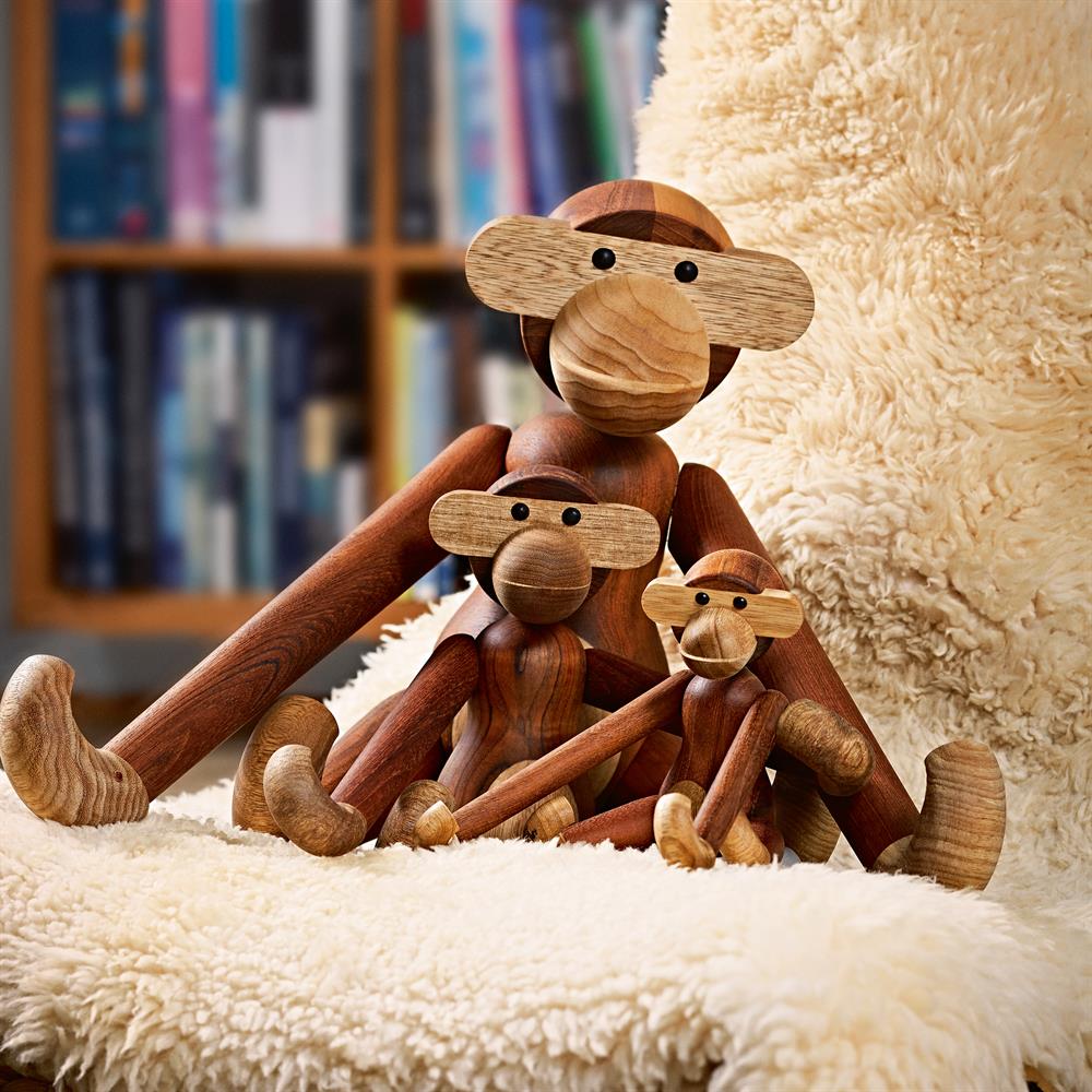 Kay Bojesen wooden monkey large, wood