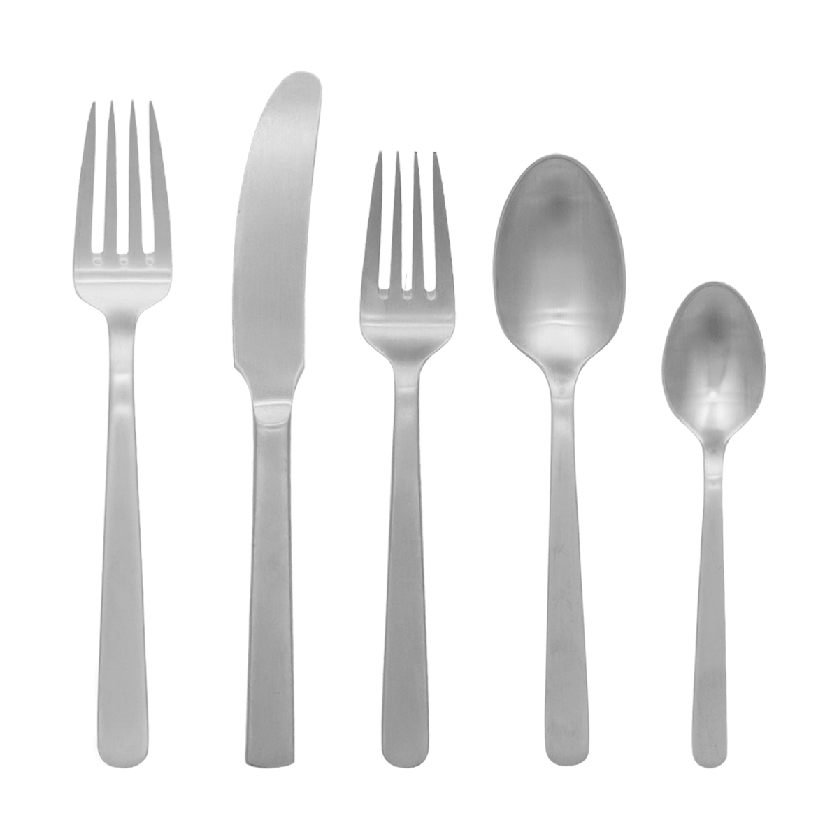 Kay Bojesen Grand Prix cutlery 5 pieces Matte steel