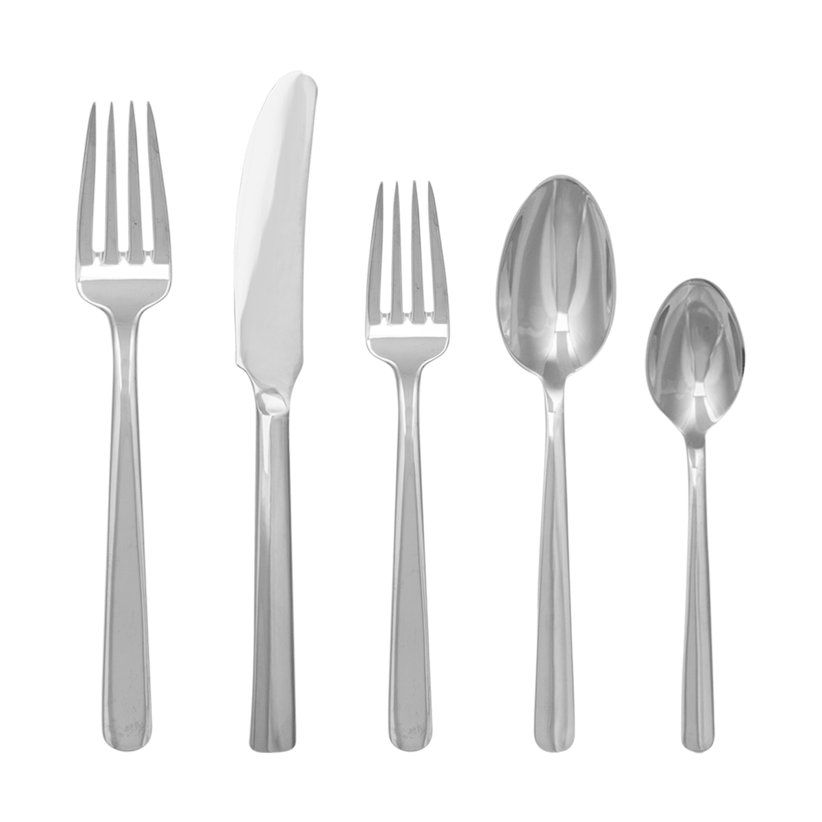 Kay Bojesen Grand Prix cutlery 5 pieces Polished steel