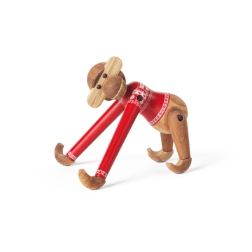 Kay Bojesen monkey mini Christmas Jumper 2024 - Teak-Limba - Kay Bojesen