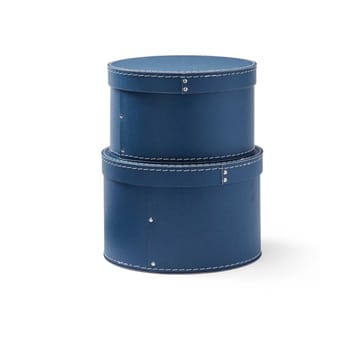 Kid's Base storage box round 2 pieces - Dark-blue - Kid's Concept