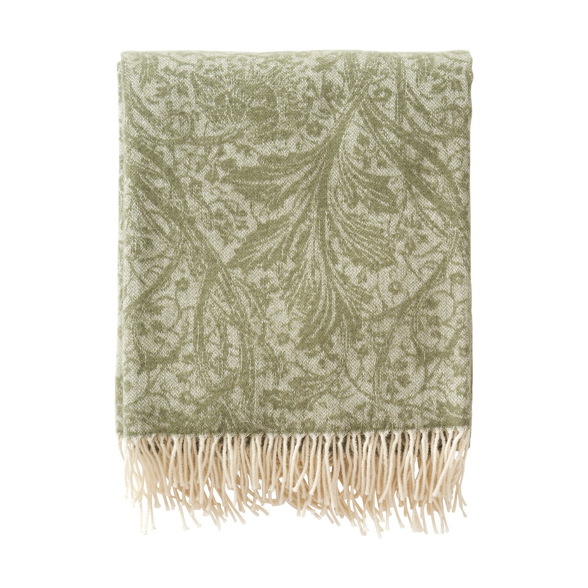 Klippan Yllefabrik Arcadia throw 130x180 cm Olive