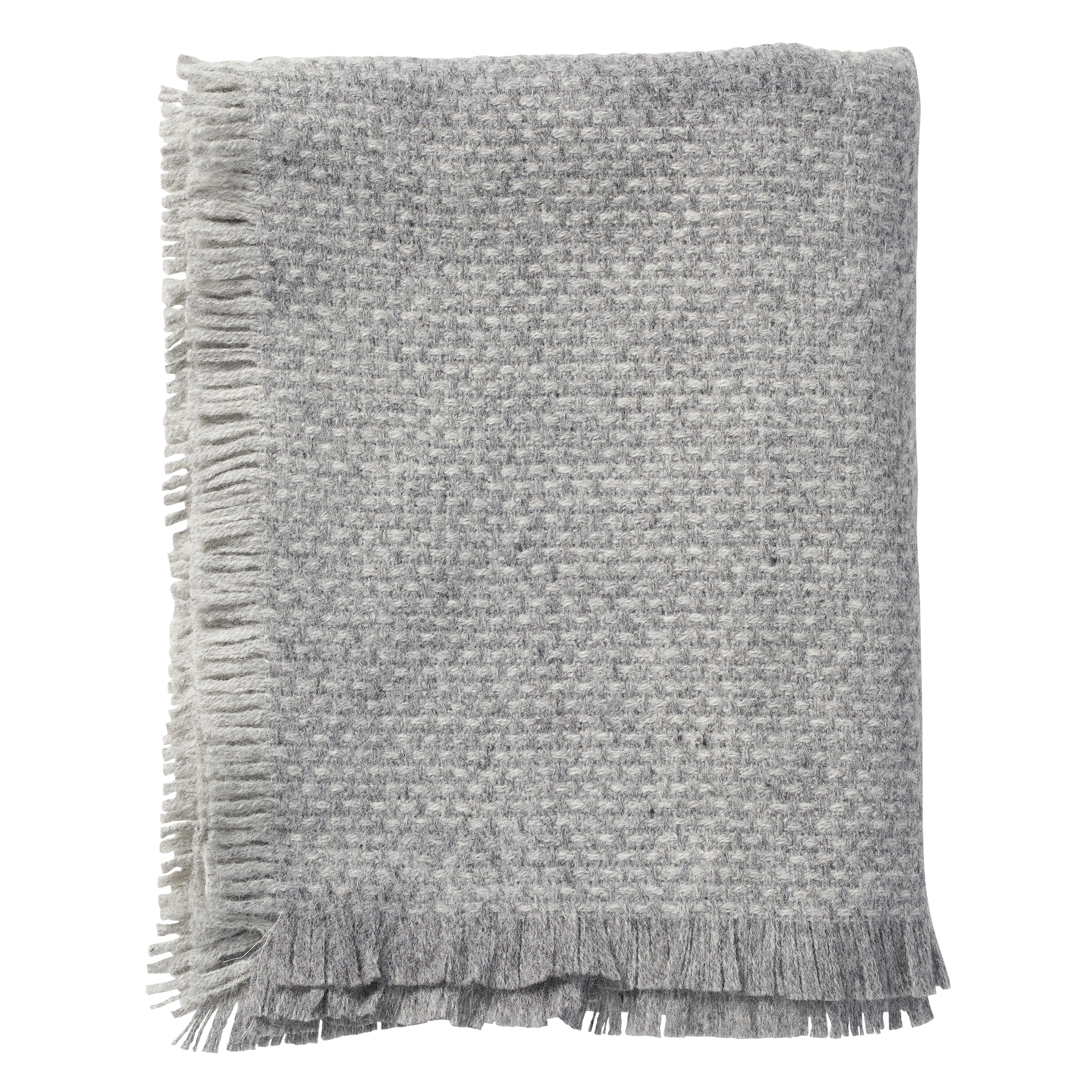 Brick wool throw from Klippan Yllefabrik NordicNest