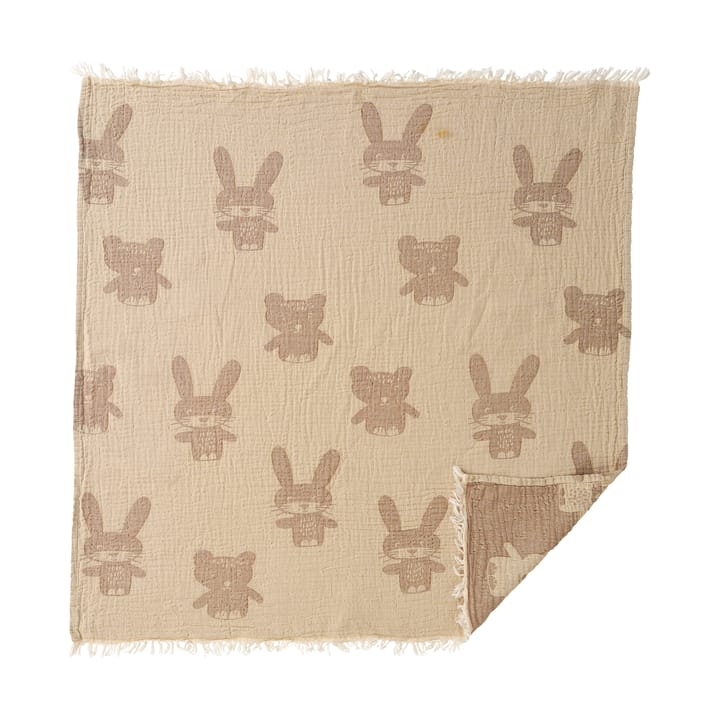 Bunny&Bear blanket 75x90 cm - Grey - Klippan Yllefabrik