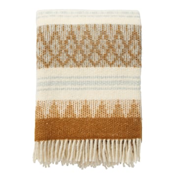 Freja wool throw - Amber - Klippan Yllefabrik