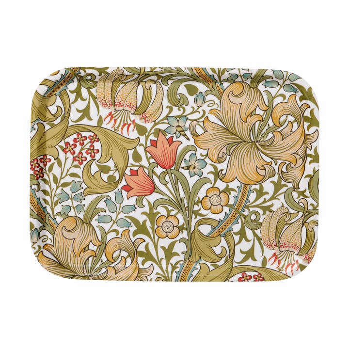 Golden Lily small tray 20x27 cm - Multi - Klippan Yllefabrik