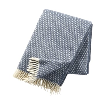 Knut wool plaid - blue - Klippan Yllefabrik