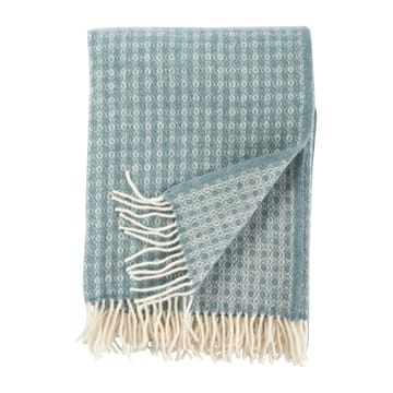 Loop Wool throw 130x200 cm - Sky blue (blue) - Klippan Yllefabrik