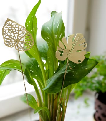 Brass leaves decoration 2-pack - Water - KLONG