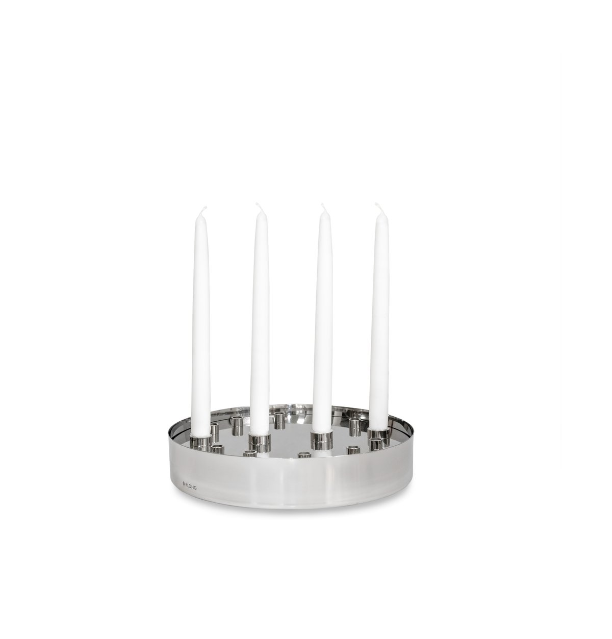 KLONG Jubel advent candle holder Silver