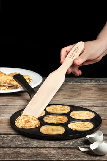 Flat pancake pan 24 cm - Black - Kockums Jernverk