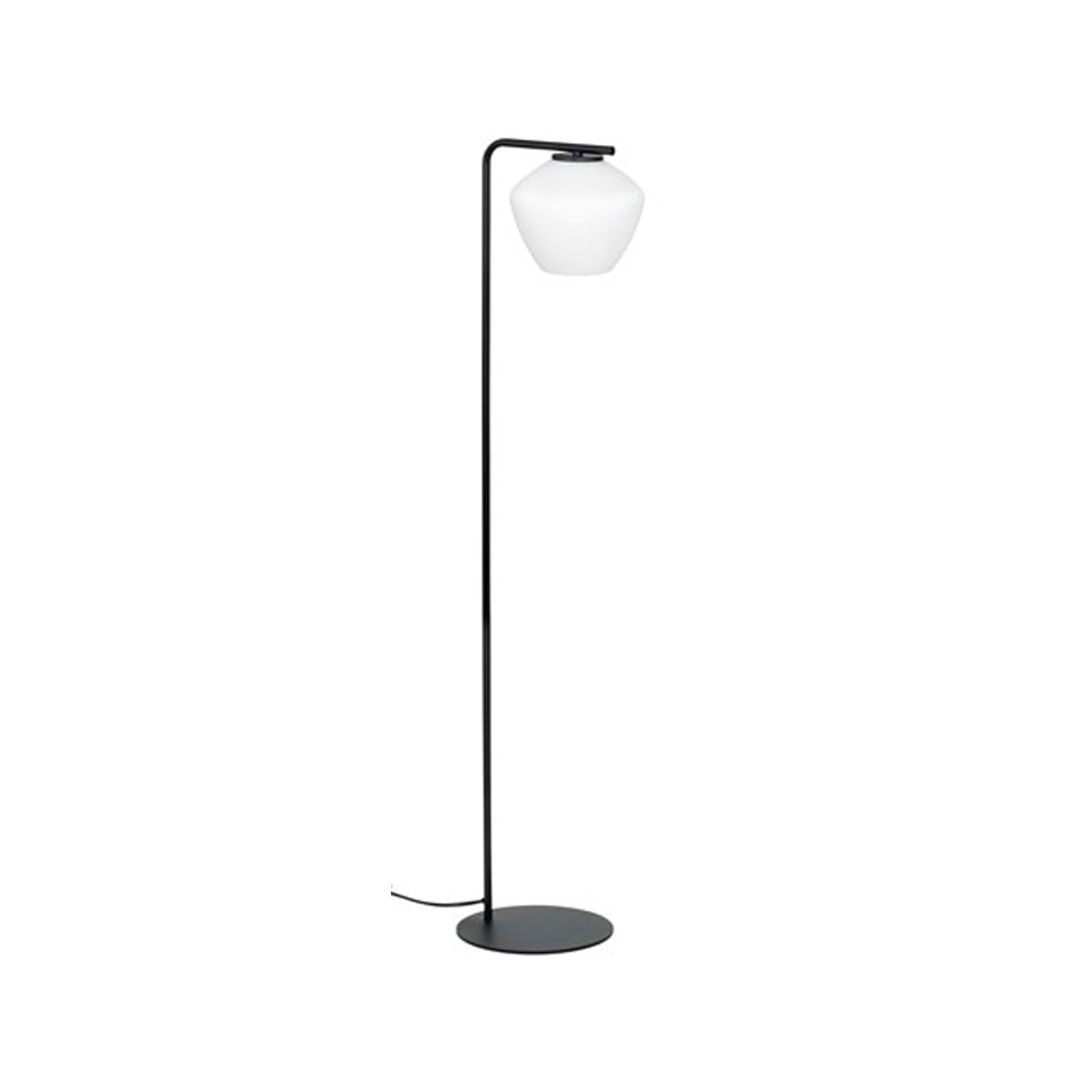 Konsthantverk DK floor lamp Black/opal