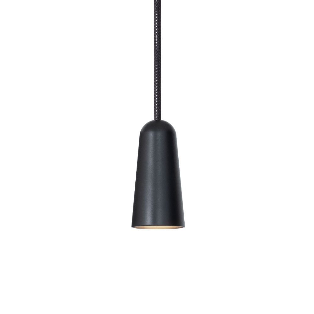 Konsthantverk Massiv pendant Black, round