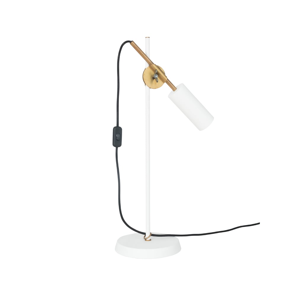 Konsthantverk Stav table lamp White/raw brass