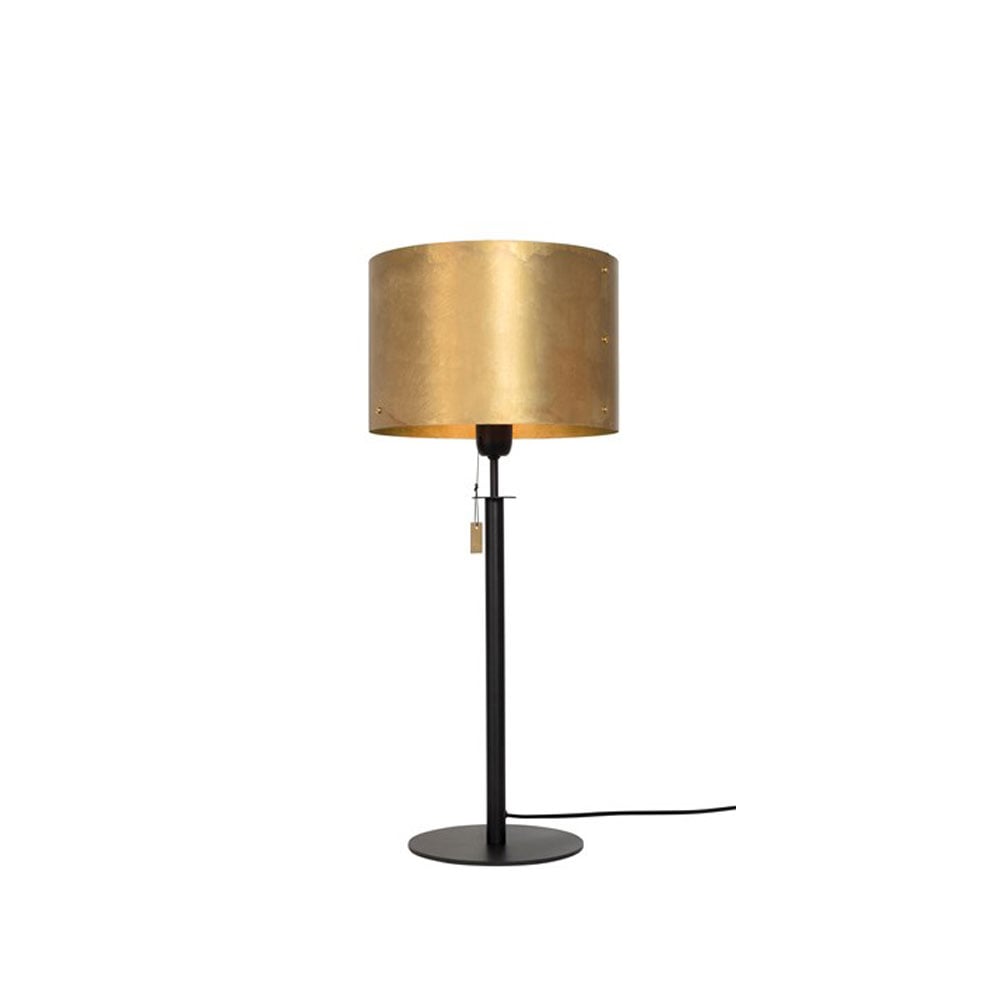 Konsthantverk Svep table lamp Black/raw brass