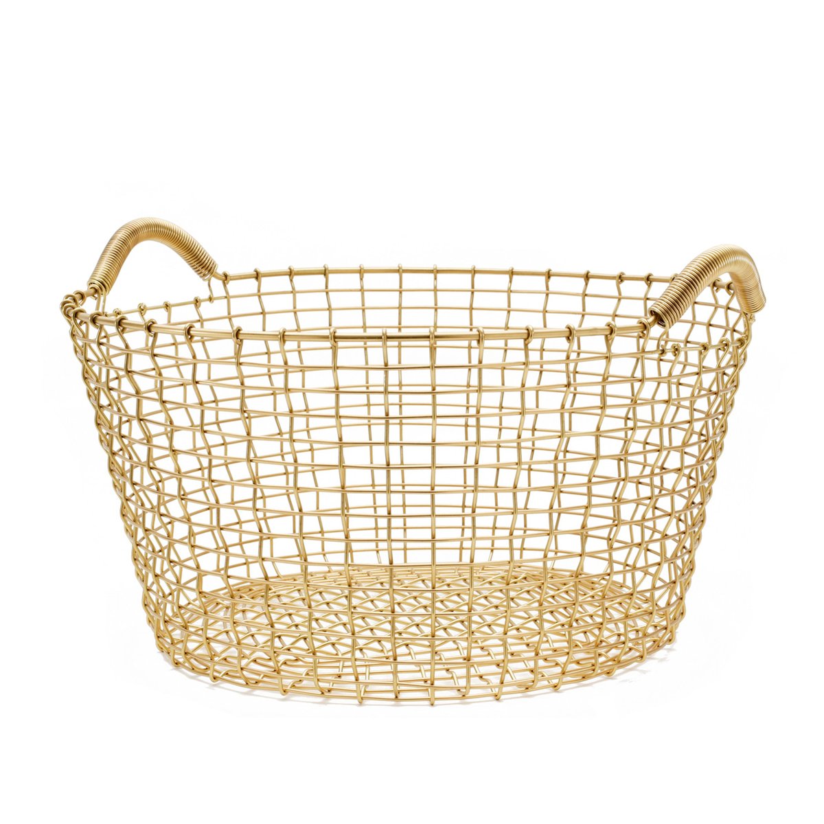 KORBO Korbo classic 35 brass | Scandinavian Design | Storage baskets | White