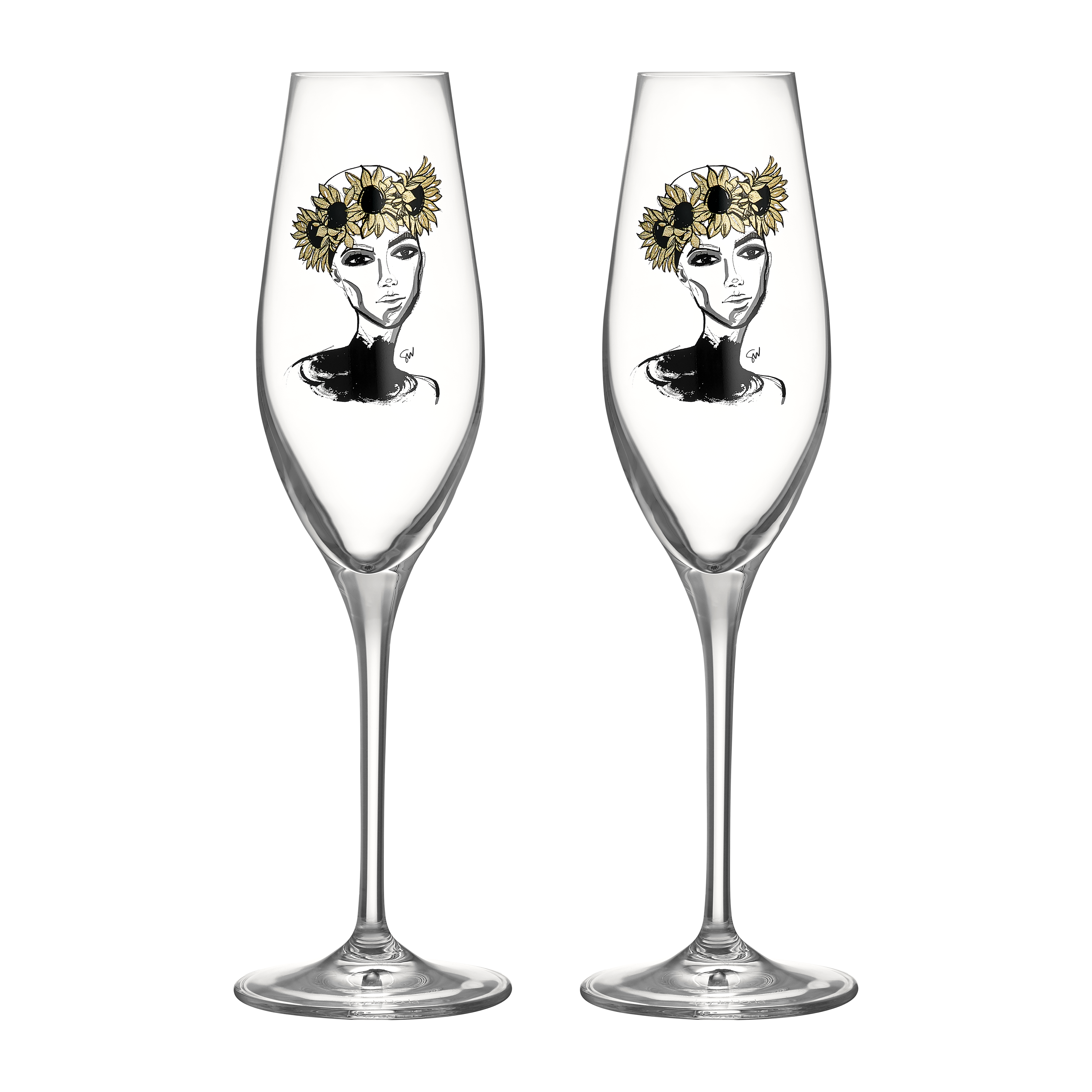 All about you champagne glass 24 cl 2-pack from Kosta Boda 