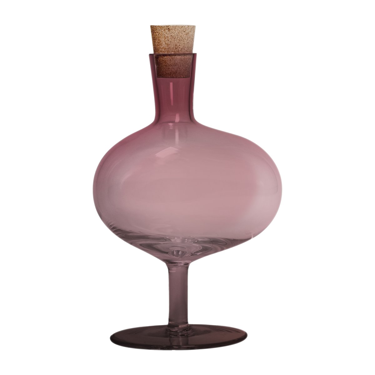 Kosta Boda Bod bottle 230 mm Wine red