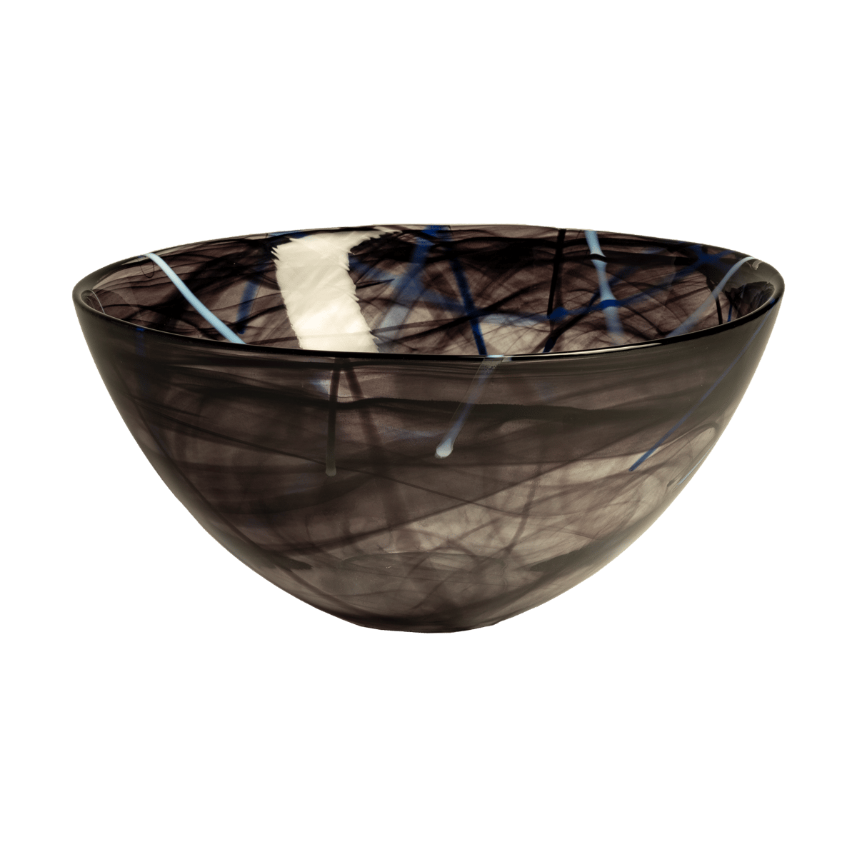 Kosta Boda Contrast bowl 350 mm Black