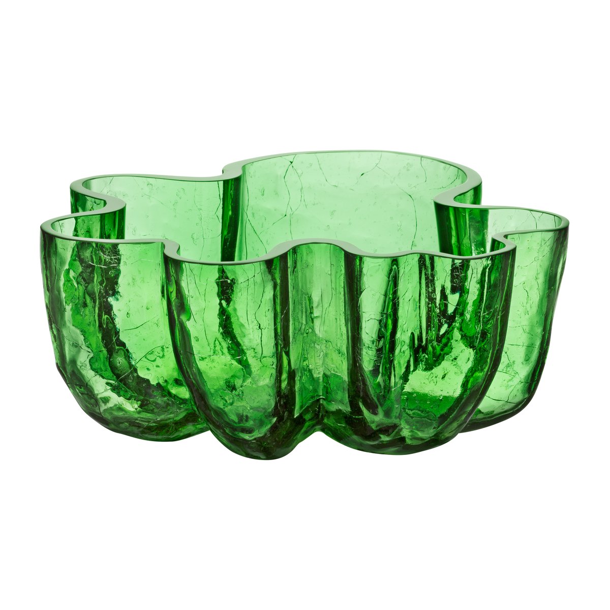 Kosta Boda Crackle bowl 10,5 cm Green