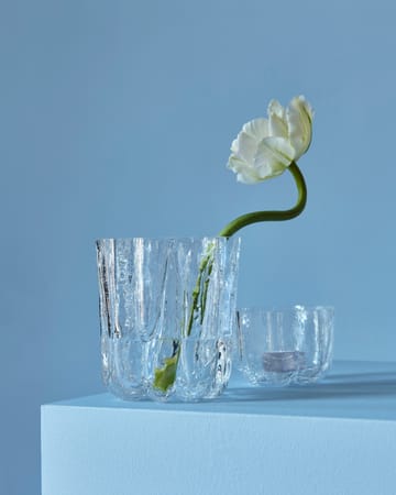 Crackle vase 121 mm - Clear - Kosta Boda