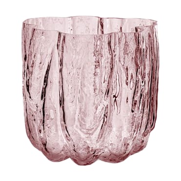 Crackle vase 121 mm - Pink - Kosta Boda