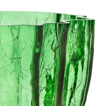 Crackle vase 17,5 cm - Green - Kosta Boda