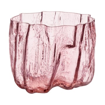 Crackle vase 17,5 cm - Pink - Kosta Boda