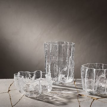 Crackle vase 27 cm - clear - Kosta Boda