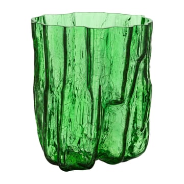 Crackle vase 27 cm - Green - Kosta Boda