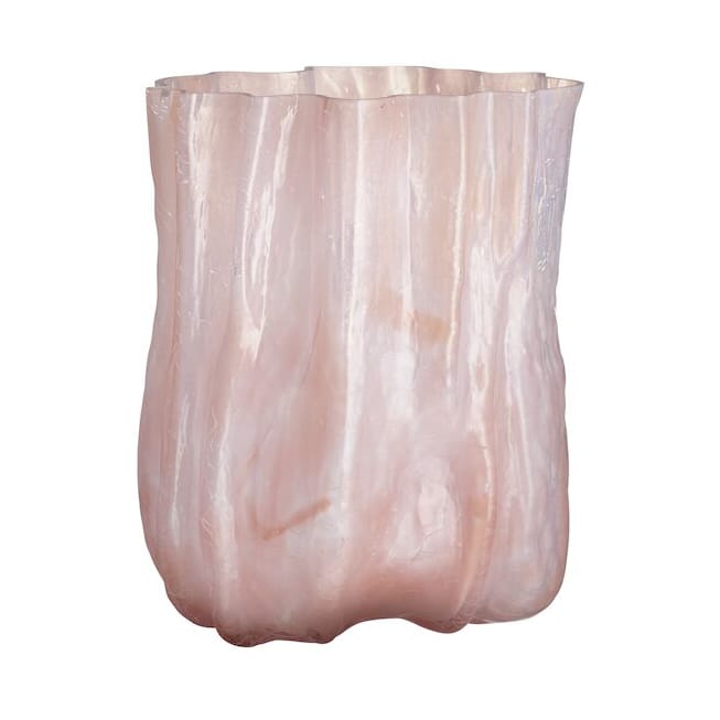 Crackle vase 27 cm - Pearl Pink - Kosta Boda