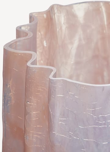 Crackle vase 27 cm - Pearl Pink - Kosta Boda