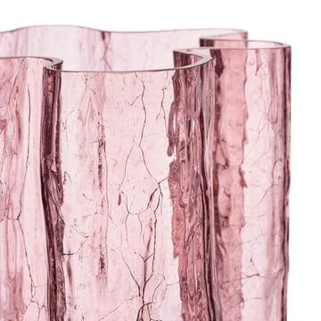 Crackle vase 37 cm - Pink - Kosta Boda