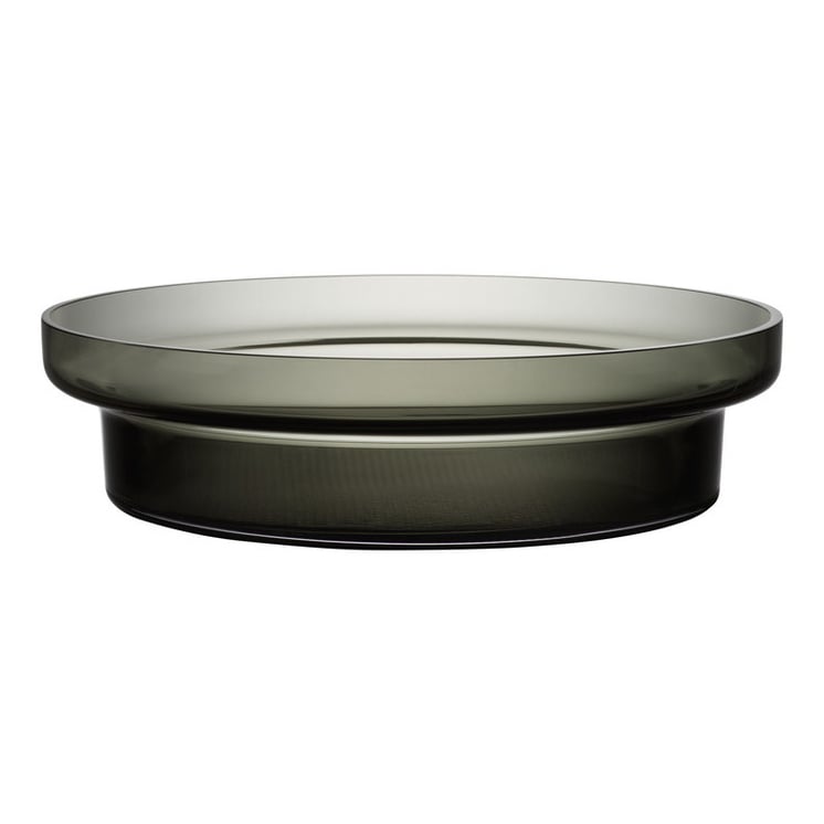 Kosta Boda Limelight saucer 33 cm grey