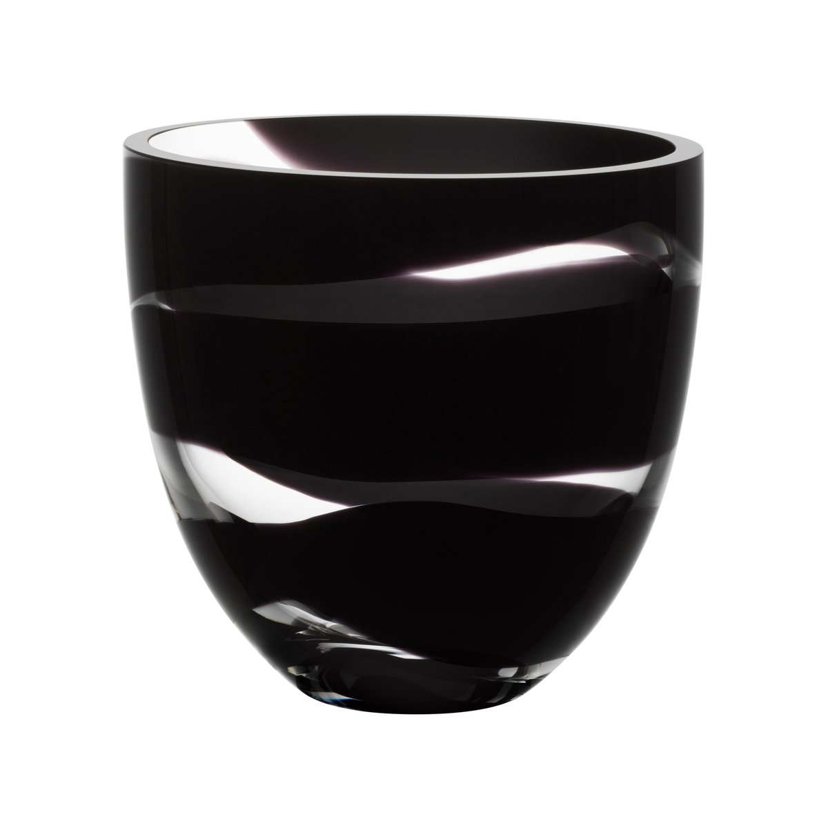 Kosta Boda Non stop bowl 22.5 cm Black