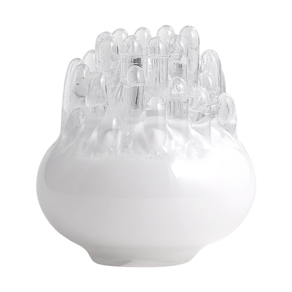 Kosta Boda Polar candle holder 330 mm White