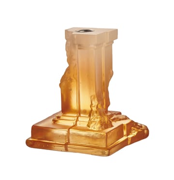 Rocky Baroque candle sticks 150 mm - Amber haze - Kosta Boda