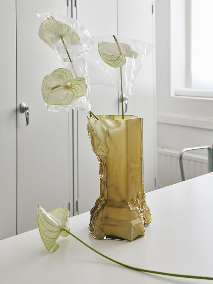 Rocky Baroque vase 35 cm, Olive Kosta Boda