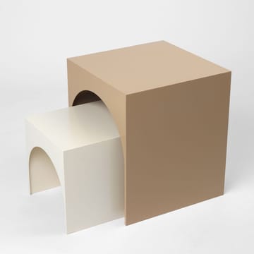 Arch side table - Beige, small - Kristina Dam Studio