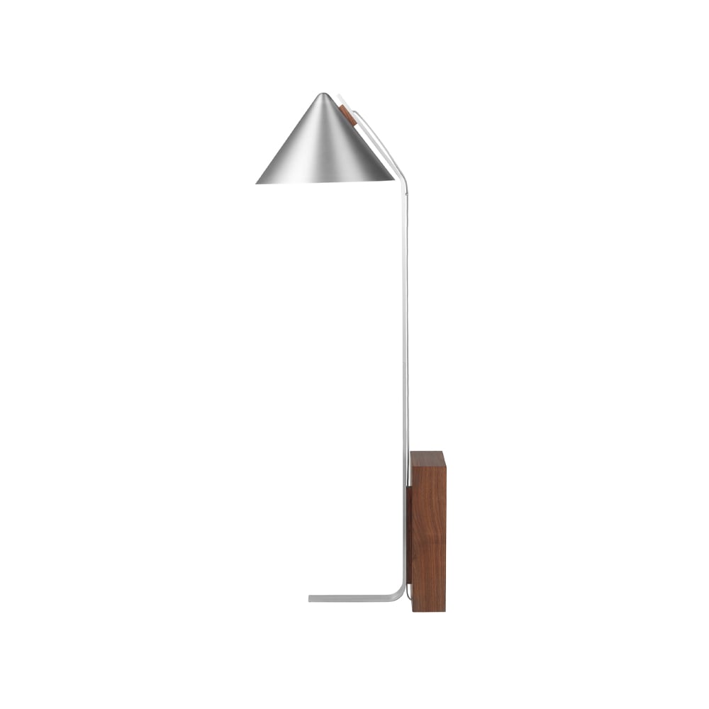 Kristina Dam Studio Cone floor lamp Brushed aluminium