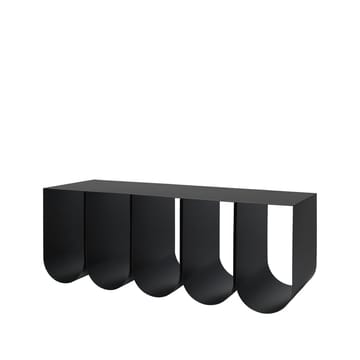 Curved bench - Black - Kristina Dam Studio