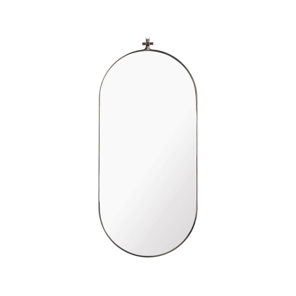 Kristina Dam Studio Dowel mirror Stainless steel 100x46 cm