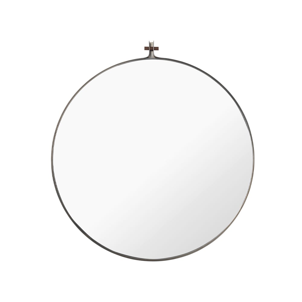 Kristina Dam Studio Dowel mirror Stainless steel Ø70 cm