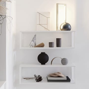 Grid wall shelf - White - Kristina Dam Studio