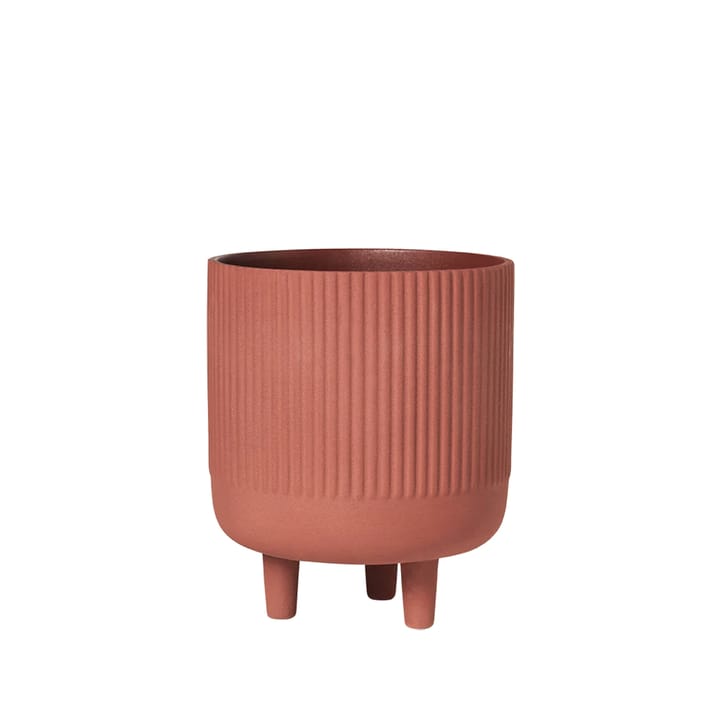 Pot L Ø18x22 cm - Terracotta red - Kristina Dam Studio