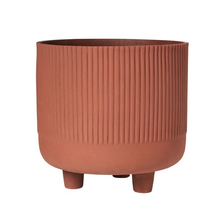 Pot L Ø30x29 cm - Terracotta red - Kristina Dam Studio