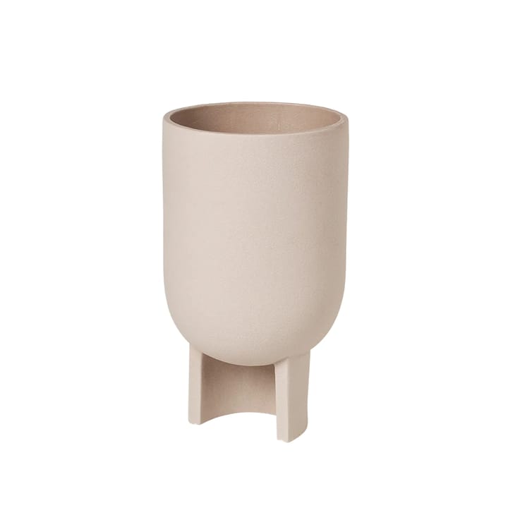 Serene flower pot M, Terracotta beige Kristina Dam Studio