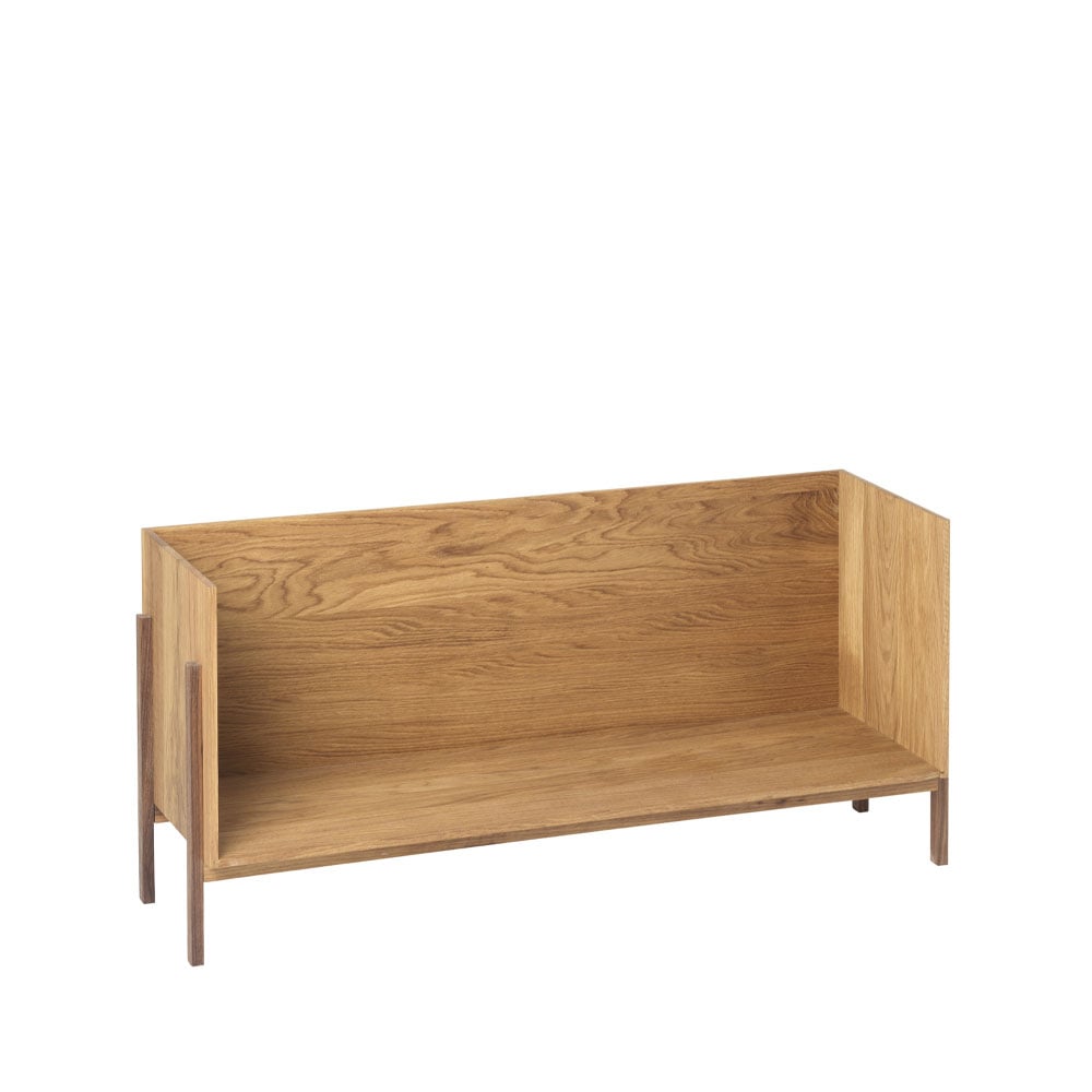 Kristina Dam Studio Stack shelf Oak, add on, dark oiled walnut fitting