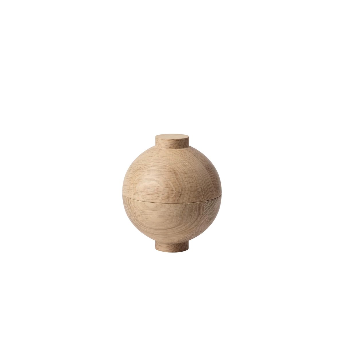 Kristina Dam Studio Wooden Sphere bowl Ø12x15 cm Oak